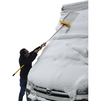 MTS Pro Snowblade, Schneeschaber komplett mit Pro Teleskopstiel