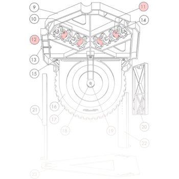 Axel Retainer w/Screws 97-212