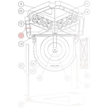 Leg Attachment Screw & Nut