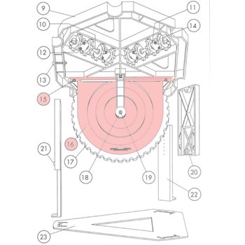 Pump Wheel Housing with Screw (97-215)