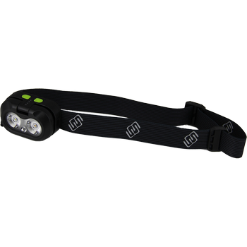 HEAD+BEAM450 V2.0, black as night, 450 Lumen, Stirnlampe / Leselicht mit Box und Ladekabel USB-A/C-C