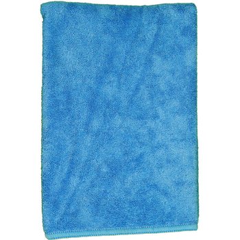 MTS Mikrofasertuch, Frottéegewebe, Blau, 40 x 40 cm