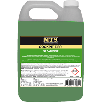 MTS Car Odor Eliminator Spearmint, 3.78 Liter