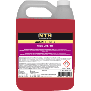 MTS Car Odor Eliminator Wild Cherry. 3.78 Liter