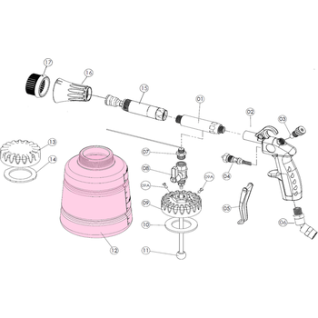 MTS Turbo Cleaner Becher
