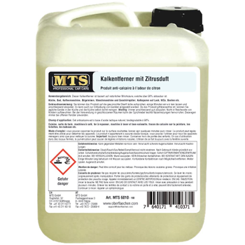 MTS Kalkentferner mit Zitrusduft, 10 Liter