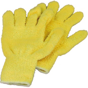 MTS Mikrofaser Fingerhandschuhe Gelb, 1 Paar