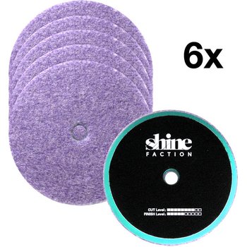 Shine Faction FW Lammfellpad, Ø75mm, 6 Stk
