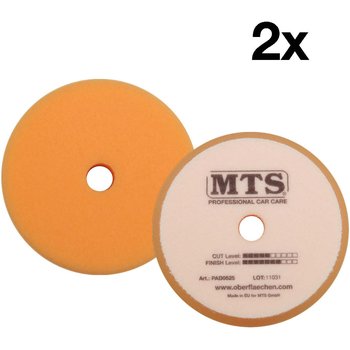MTS Polierpad Pro - mittel, orange, ø 130/150 mm, 2 Stk.