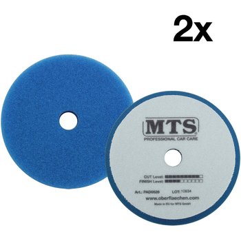 MTS Polierpad Pro - sehr stark, blau, ø 130/150 mm, 2 Stk.