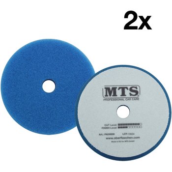 MTS Polierpad Pro - sehr stark, blau, ø 150/180 mm, 2 Stk.