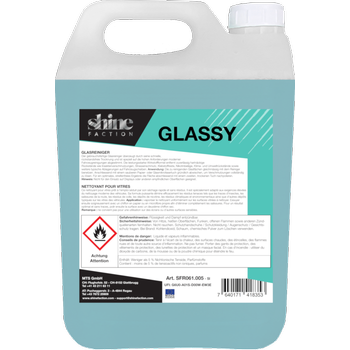 Shine Faction GLASSY, Glasreiniger, 5 Liter