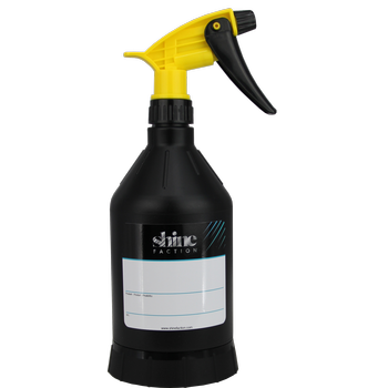 Shine Faction Sprühflasche mit chemikalienresistentem Sprühkopf, 600 ml