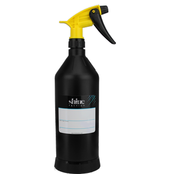 Shine Faction Sprühflasche mit chemikalienresistentem Sprühkopf, 1000 ml
