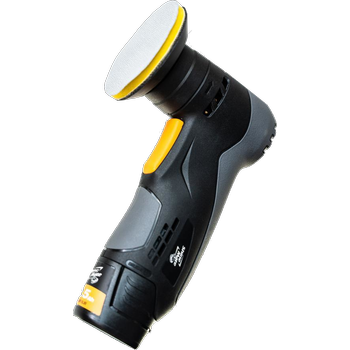 Micrum 75mm Akku Schleifer inkl. Ladegerät und Micrum Schleifmittel Starterpaket 