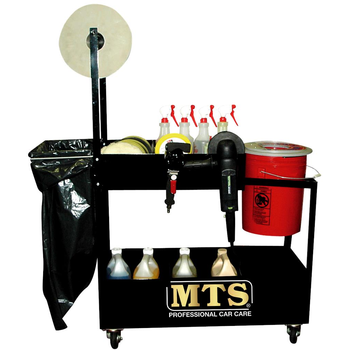 MTS Polierwagen aus Stahl inkl. Papier- & Sackhalter